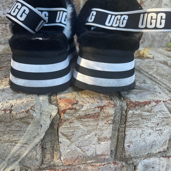 Ugg disco marble slide black and white - Picture 6 of 8